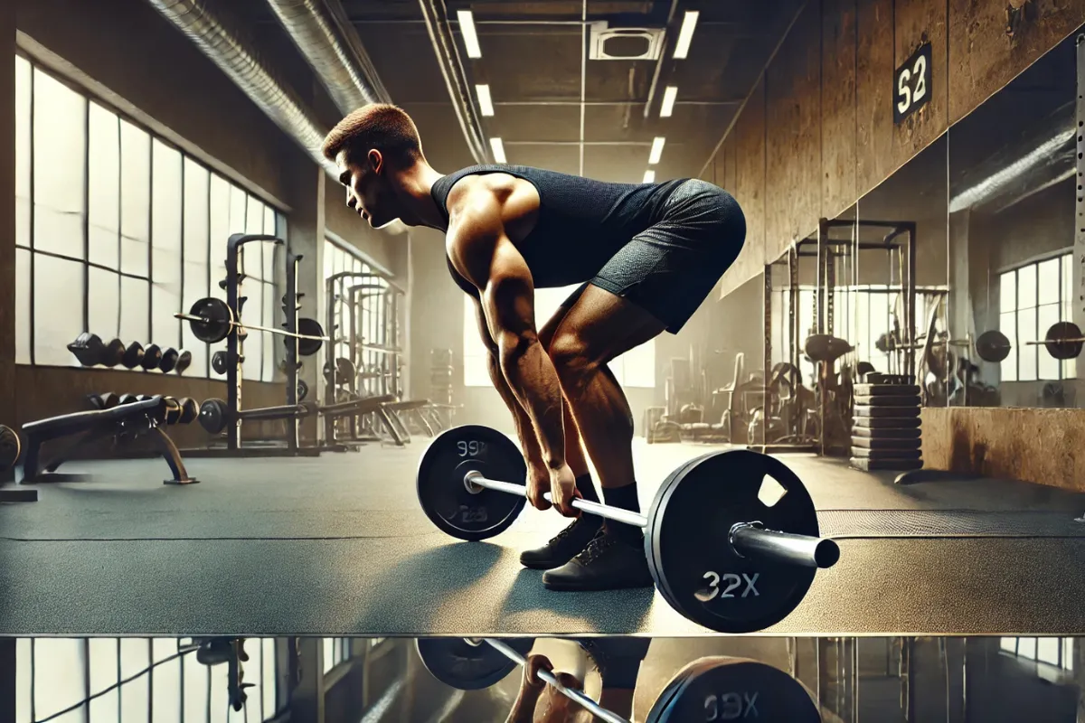 Bend over barbell row