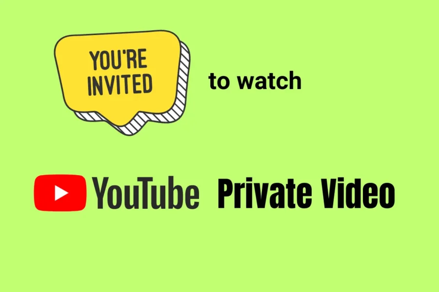 Private video invitation