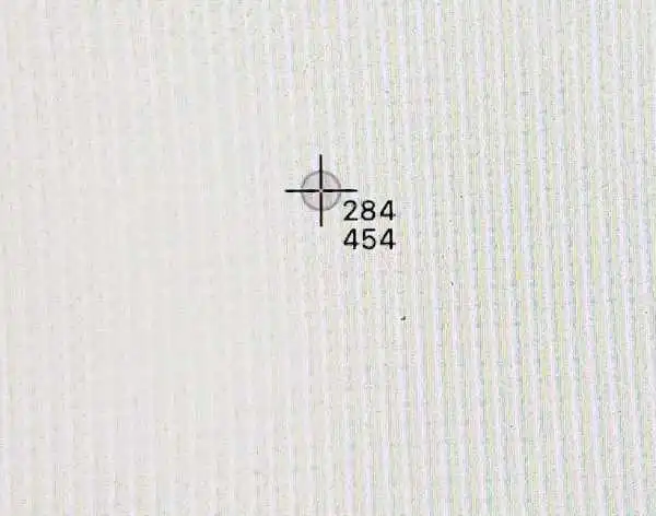 mac cursor on command + shift + 4 click